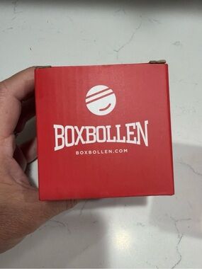 boxercraft Red Boxbollen Game Cube with White Logo Box